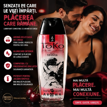 Lubrifiant Shunga Toko Aroma pentru Sex Oral 165ml 3