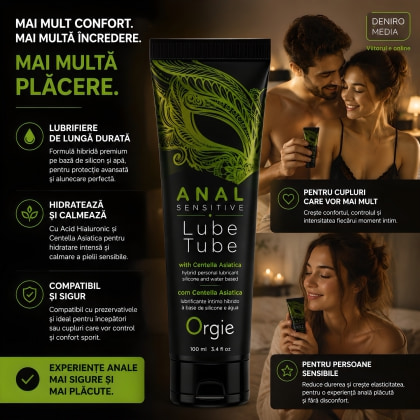 Lubrifiant Anal Lube Tube Sensitive Hibrid 100 ml 3
