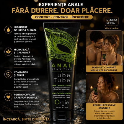 Lubrifiant Anal Lube Tube Sensitive Hibrid 100 ml 4