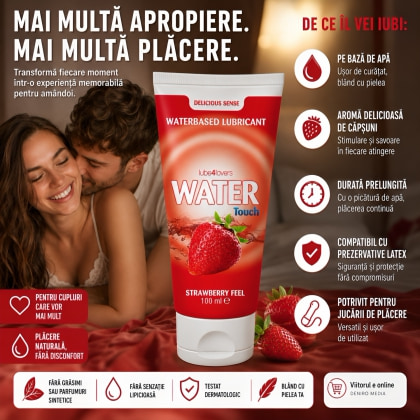 Lubrifiant Water Touch Căpșuni pentru Masaj 100 ml 3