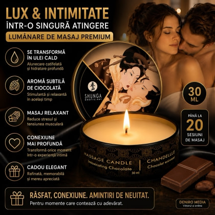 Lumânare Masaj Shunga Ciocolată 30ml 3