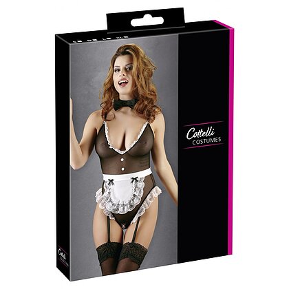 Maid Costume Cottelli Collection Negru M 5