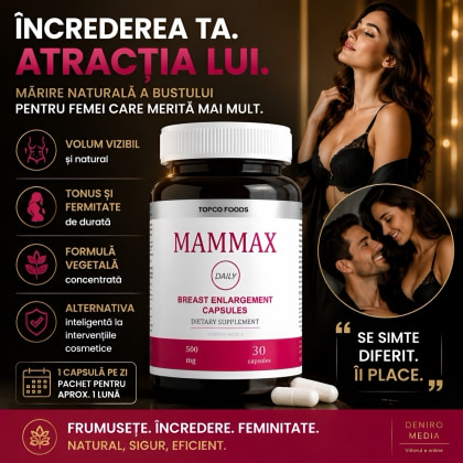 Mammax Capsule Pentru Mărirea Bustului 30buc 2