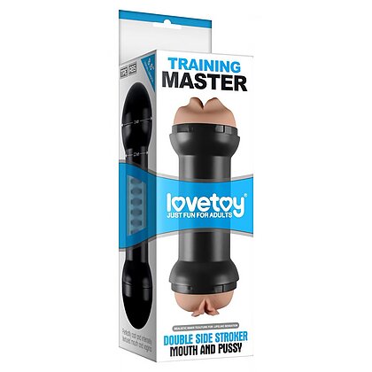 Masturbator Dublu Training Master Vagin și Gură 8