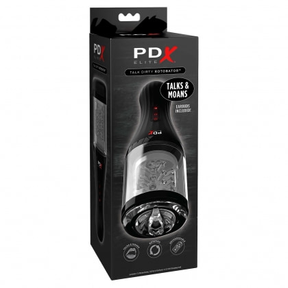 Masturbator Talk Dirty Rotobator Negru 4