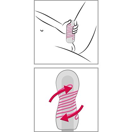 Masturbator Tenga Spinner Brick Transparent 3