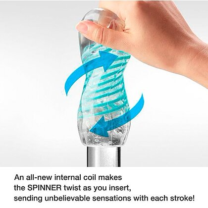 Masturbator Tenga Spinner Tetra Transparent 4