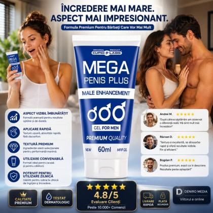 Gel Mărirea Penisului Mega Penis Plus cu Tribulus 60ml 3
