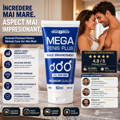 Gel Mărirea Penisului Mega Penis Plus cu Tribulus 60ml 4