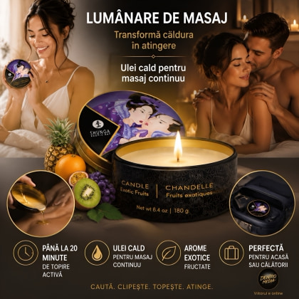 Mini Lumânare Masaj Shunga 30ml 6