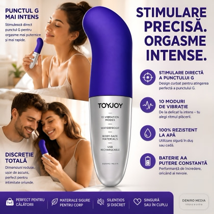 Mini Vibrator Viberette Punctul G Mov 4