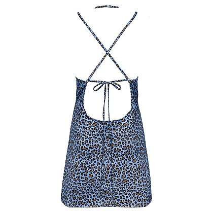 Chemise Obsessive Nadines Albastru S-M 4