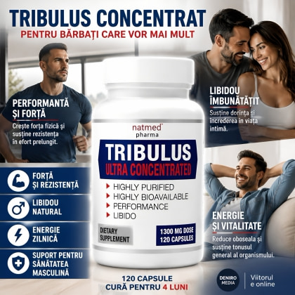 Natmed Pharma Tribulus Ultra Concentrated 120 capsules 4