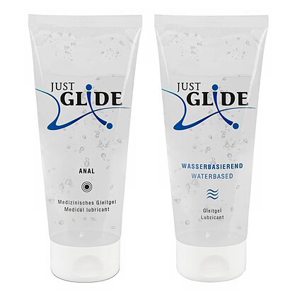 Pachet Lubrifiant Just Glide Anal 200ml + Lubrifiant Just Glide Waterbased 200ml