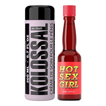 Pachet Cremă Mărire Penis Kolossal 200ml + Afrodisiac Hot Sex Girl 20ml