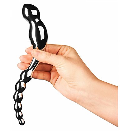 Dildo Le Wand Stainless Steel Swerve Argintiu 3