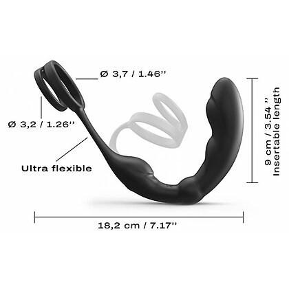 Stimulator Prostată Dorcel P-Ring Negru 4