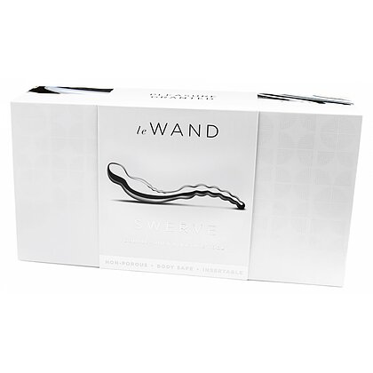 Dildo Le Wand Stainless Steel Swerve Argintiu 6
