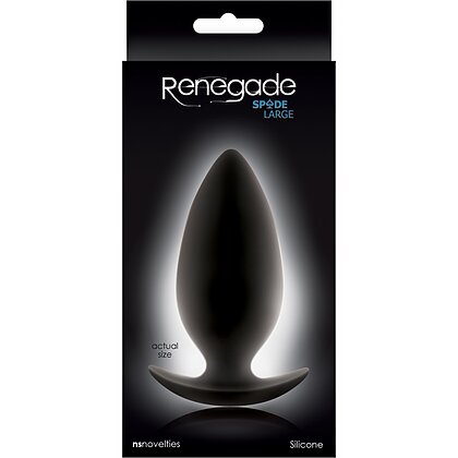 Anal Plug Renegade Spades Large Negru 2
