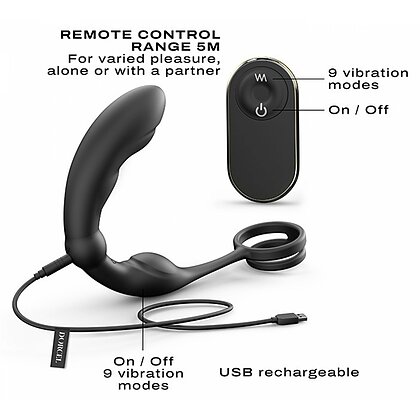 Stimulator Prostată Dorcel P-Ring Negru 5
