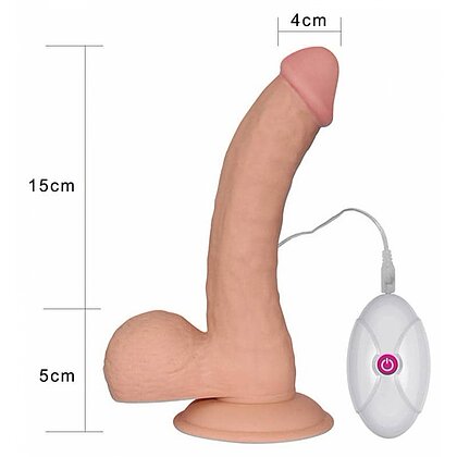 Vibrator Realist The Ultra Soft Dude cu Telecomandă 5