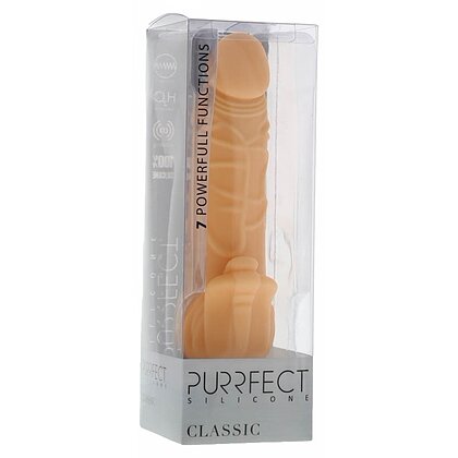 Vibrator Purrfect Silicon Classic Natural 18cm 2