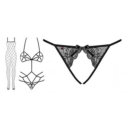 Pachet Seducție Totală: Kit Servitoare și Catsuit