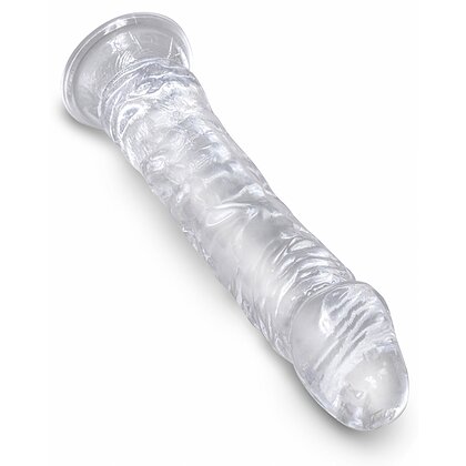 Dildo Realistic King Penis 8 Inch Transparent 2