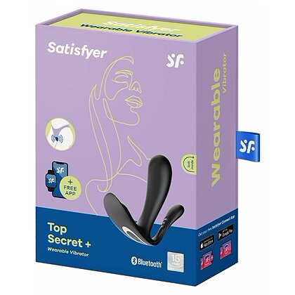 Vibrator Punctul G Top Secret Negru 8