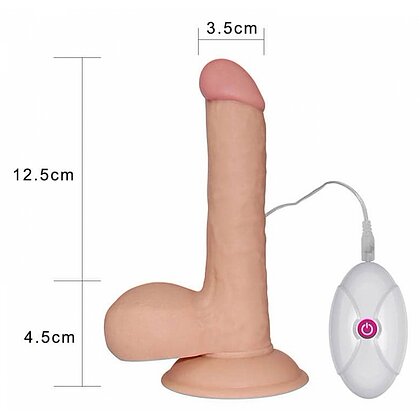 Vibrator Realistic cu Telecomandă The Ultra Soft Dude 5