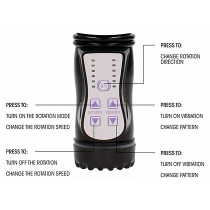 Vibrator Shots Vibrating Rabbit Negru 8