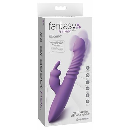 Vibrator Her Thrusting Silicone Rabbit Mov 6
