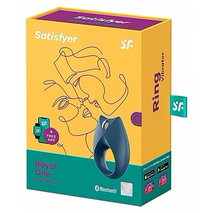 Inel Penis Satisfyer Royal One Albastru 4