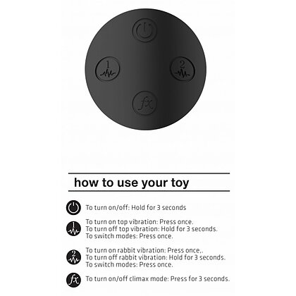 Vibrator Rabbit Zosia Classic Negru 9