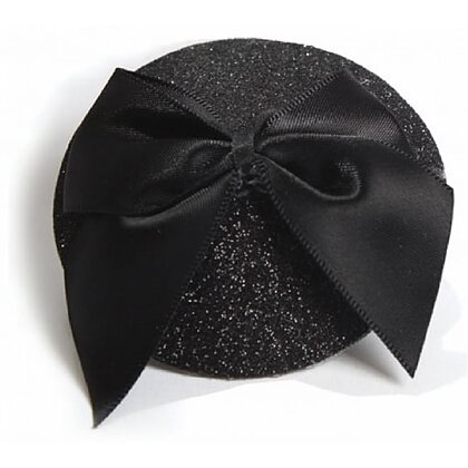 Accesoriu Sfârcuri Burlesque Glitter Negru 3