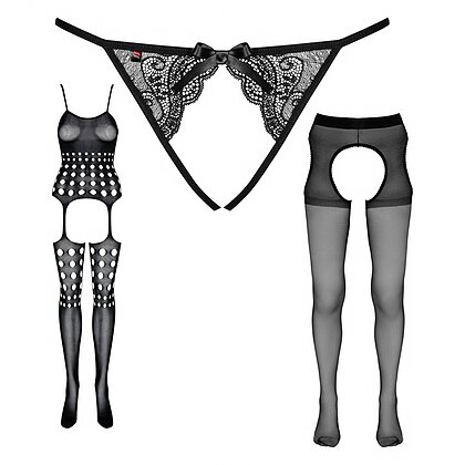 Pachet Seducție Totală: Set Provocator 3în1