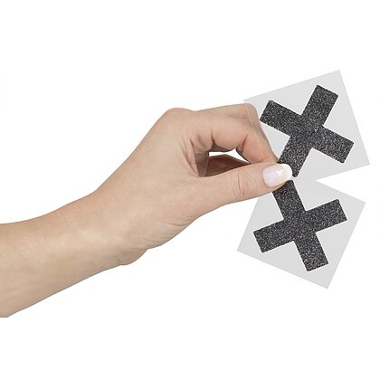 Stickere Pentru Sfârcuri Model X Negru 4