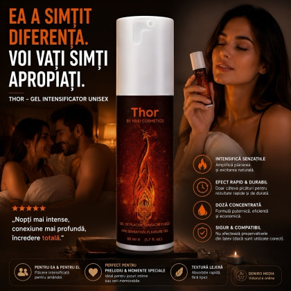 Nuei THOR - Gel Intensificator cu Efect De încălzire, 50 ml 4