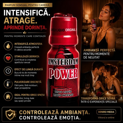 Odorizant de Cameră Afrodisiac Amsterdam Power 10ml 2