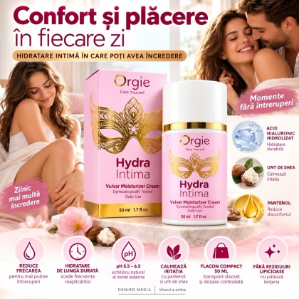 Cremă Vulvară Orgie Hydra pentru Zona Intimă 50ml 4