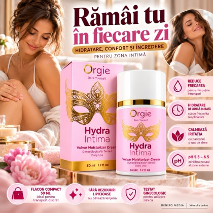 Cremă Vulvară Orgie Hydra pentru Zona Intimă 50ml 2