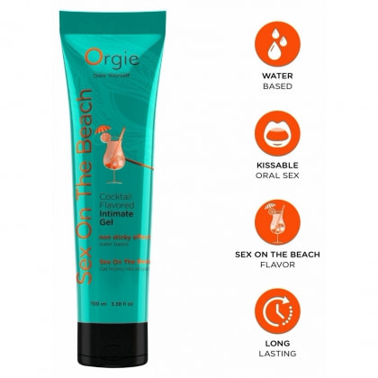 Orgie Lube Tube Sex On The Beach Gel Intim Aromat 100 ml 2