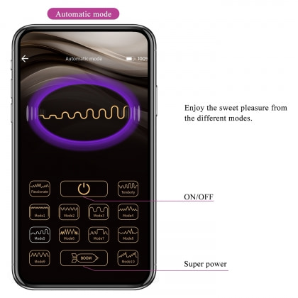 Vibrator Ou Catalina Control Bluetooth Reîncărcabil Din silicon Roz 11