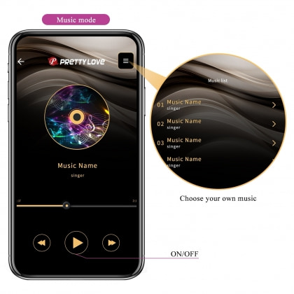 Vibrator Ou Catalina Control Bluetooth Reîncărcabil Din silicon Roz 6