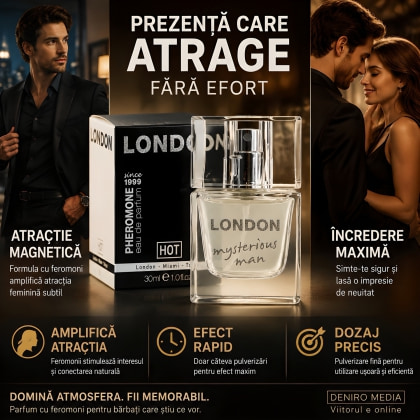 Parfum Cu Feromoni London Man 30ml 2