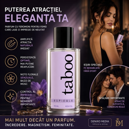 Parfum cu Feromoni Taboo Espiegle pentru Atracție 50ml 4