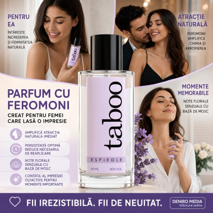 Parfum cu Feromoni Taboo Espiegle pentru Atracție 50ml 2