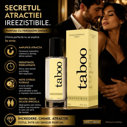Parfum Cu Feromoni Unisex Taboo Equivoque 50ml 4