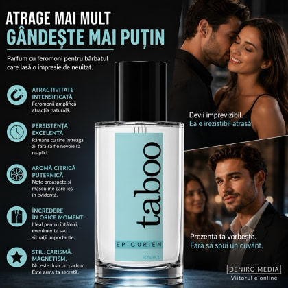 Parfum Feromoni Taboo Epicurien for Him 50ml 5