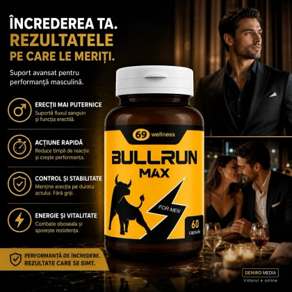 Pastile BullRun Max Ero pentru Potență 60 capsule 2